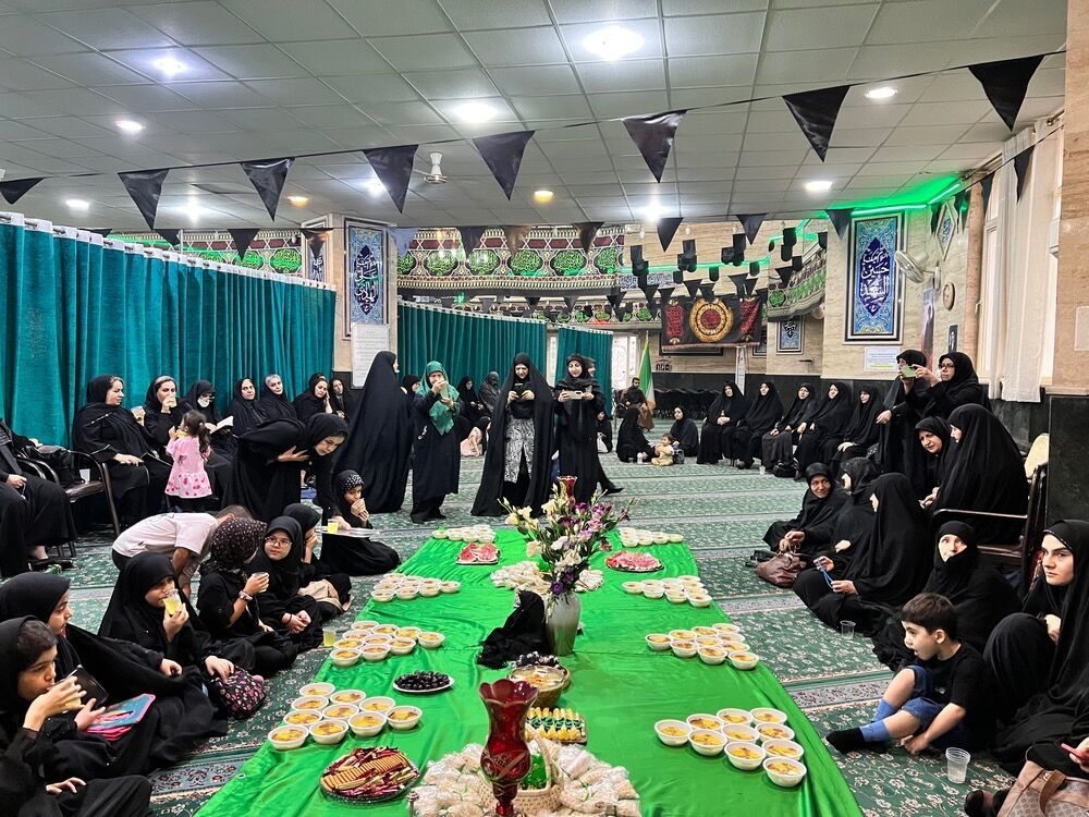سفره حضرت رقیه(س) در مسجد امام حسن مجتبی(ع)