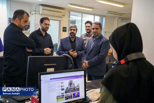 بازدید احمد محمودزاده معاون وزیر آموزش و پرورش از خبرگزاری پانا