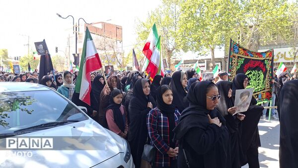 برگزاری مراسم عزاداری رهبر شهید در شهر آشخانه