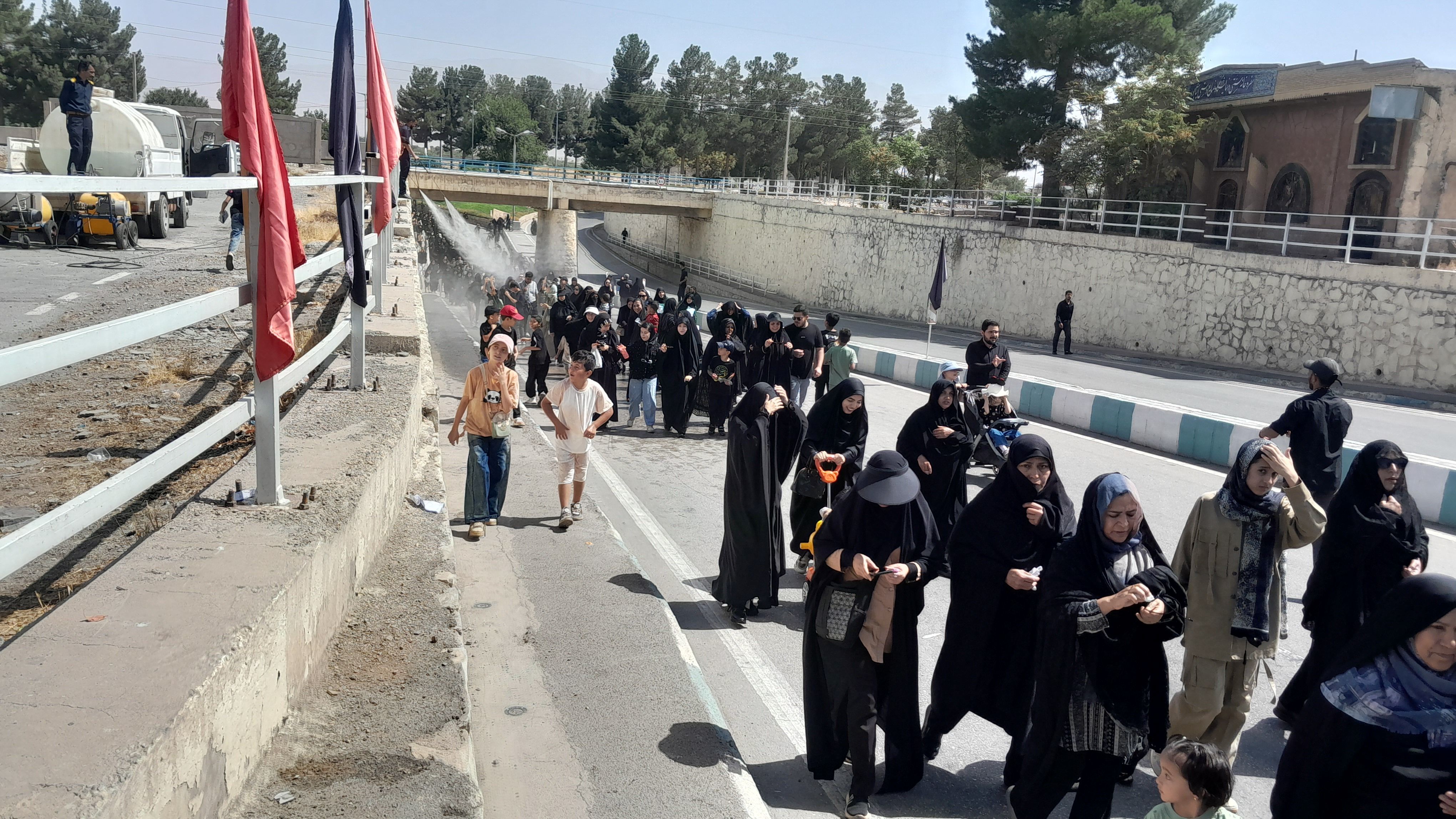 مراسم جاماندگان اربعین در شهرستان نیشابور همراه با برنامه های متنوع برگزار شد 