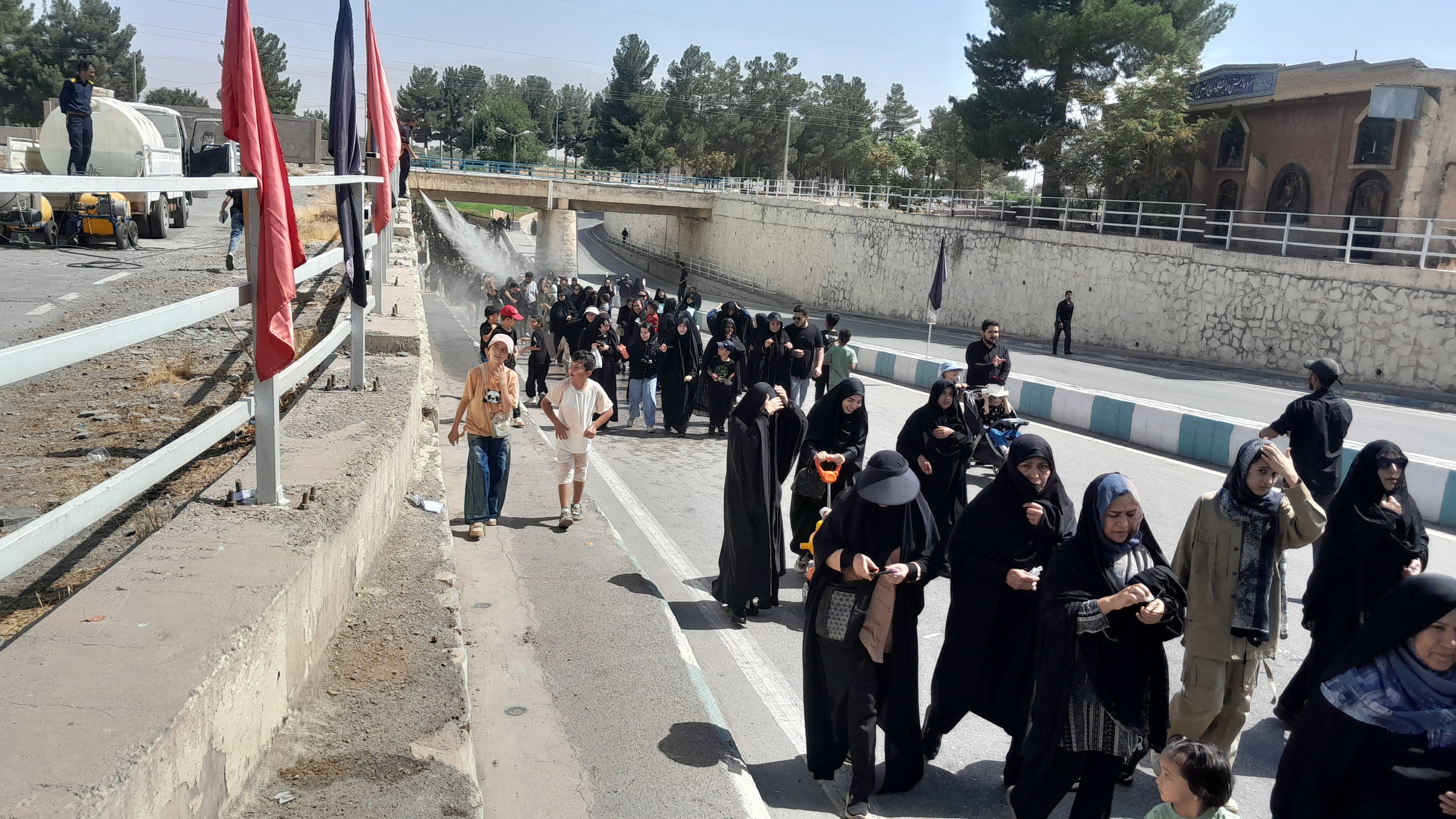 مراسم جاماندگان اربعین در شهرستان نیشابور همراه با برنامه های متنوع برگزار شد 