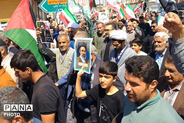 میزبان بغض‌های آسمانی، سوگواری مردمان باشتی در مراسم اربعین قائد امت