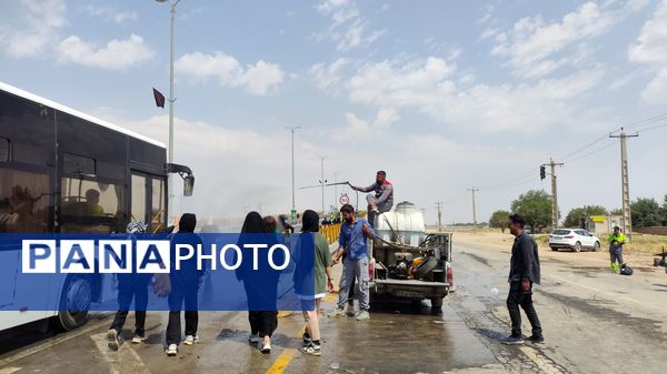 حضور پر شور عزاداران و شهروندان اراکی در پیاده‌روی جاماندگان اربعین 