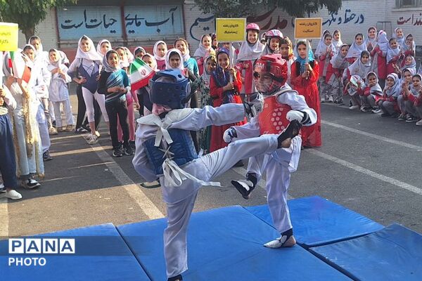 افتتاحیه المپیاد ورزشی درون‌مدرسه‌ای در مدرسه میقات