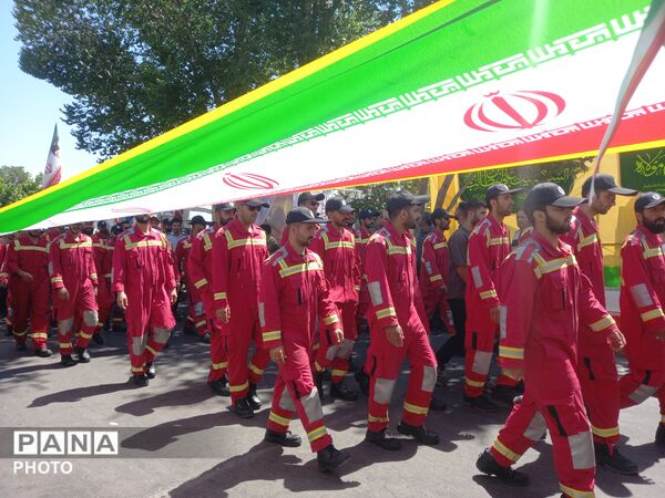 برگزاری مهمونی کیلومتری غدیر در اصفهان