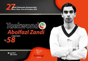 تکواندو قهرمانی جهان؛ برنز زندی قطعی شد