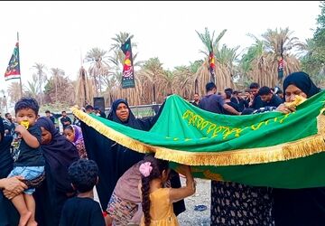 مراسم عزاداری شهادت امام رضا(ع) در روستای فخرآباد میناب برگزار شد