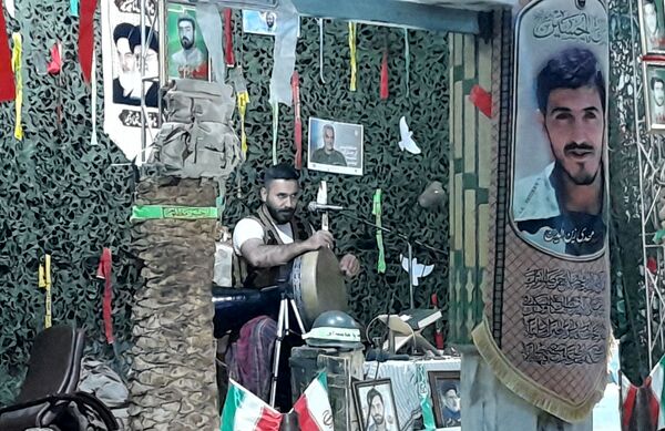 مراسم ششمین سالگرد شهادت سردار سلیمانی در شهر جعفریه قم
