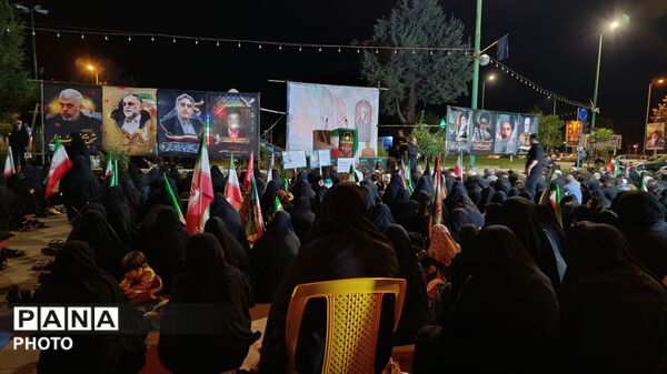 حضور پرشور مردم تویسرکان در اجتماعات شبانه
