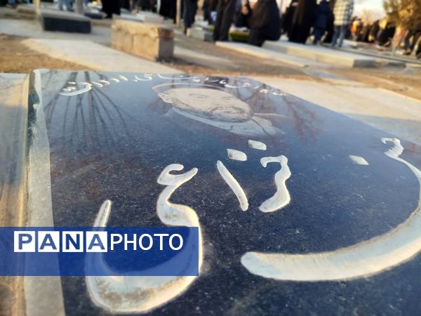 مراسم چراغ برات در قبرستان روستای فدافن