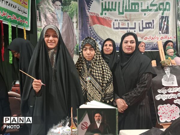 موکب فرهنگی دبیرستان نمونه وکیلی ۱۰ در حسینیه فضل نیشابور