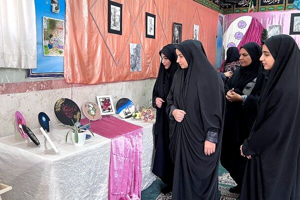 جلوه خلاقیت دانش‌آموزان بنت‌الهدی در هفته «ماها»