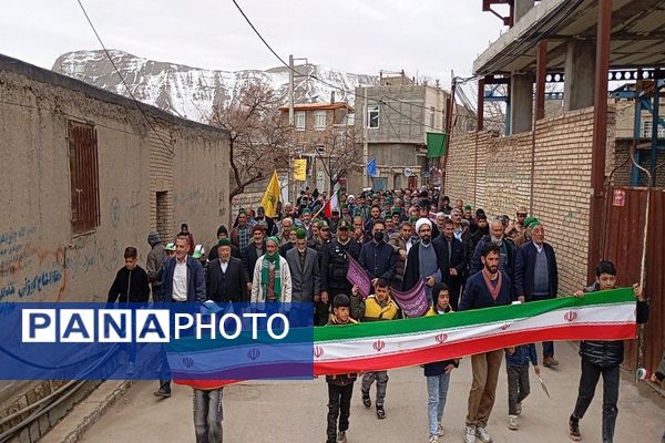 راهپیمایی یوم‌الله ۲۲بهمن ماه،  سالگرد ۴۷سالگی انقلاب اسلامی در شهر بار