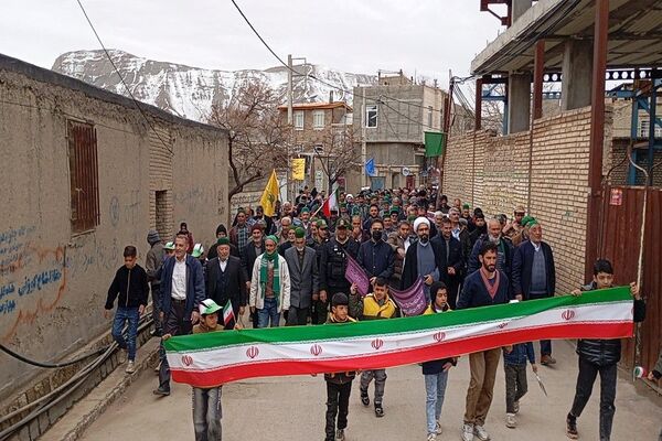 راهپیمایی یوم‌الله ۲۲بهمن ماه،  سالگرد ۴۷سالگی انقلاب اسلامی در شهر بار