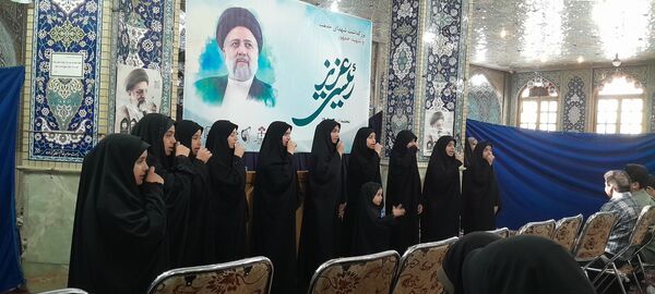 بزرگداشت شهید رئیسی با حضور پیشتازان سازمان دانش‌آموزی