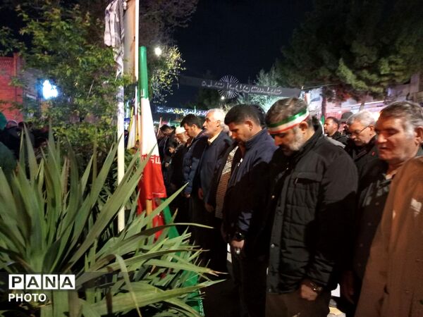 مراسم تشیع پیکر مطهر شهید رضا روزگرد