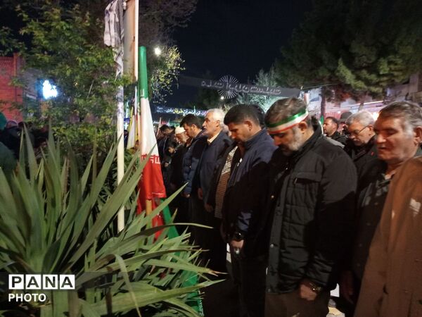 مراسم تشیع پیکر مطهر شهید رضا روزگرد
