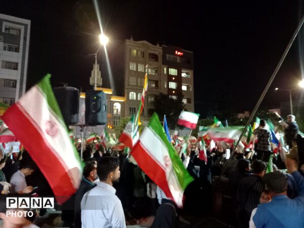  این است قدرت مردم وطن پرست ایران 
