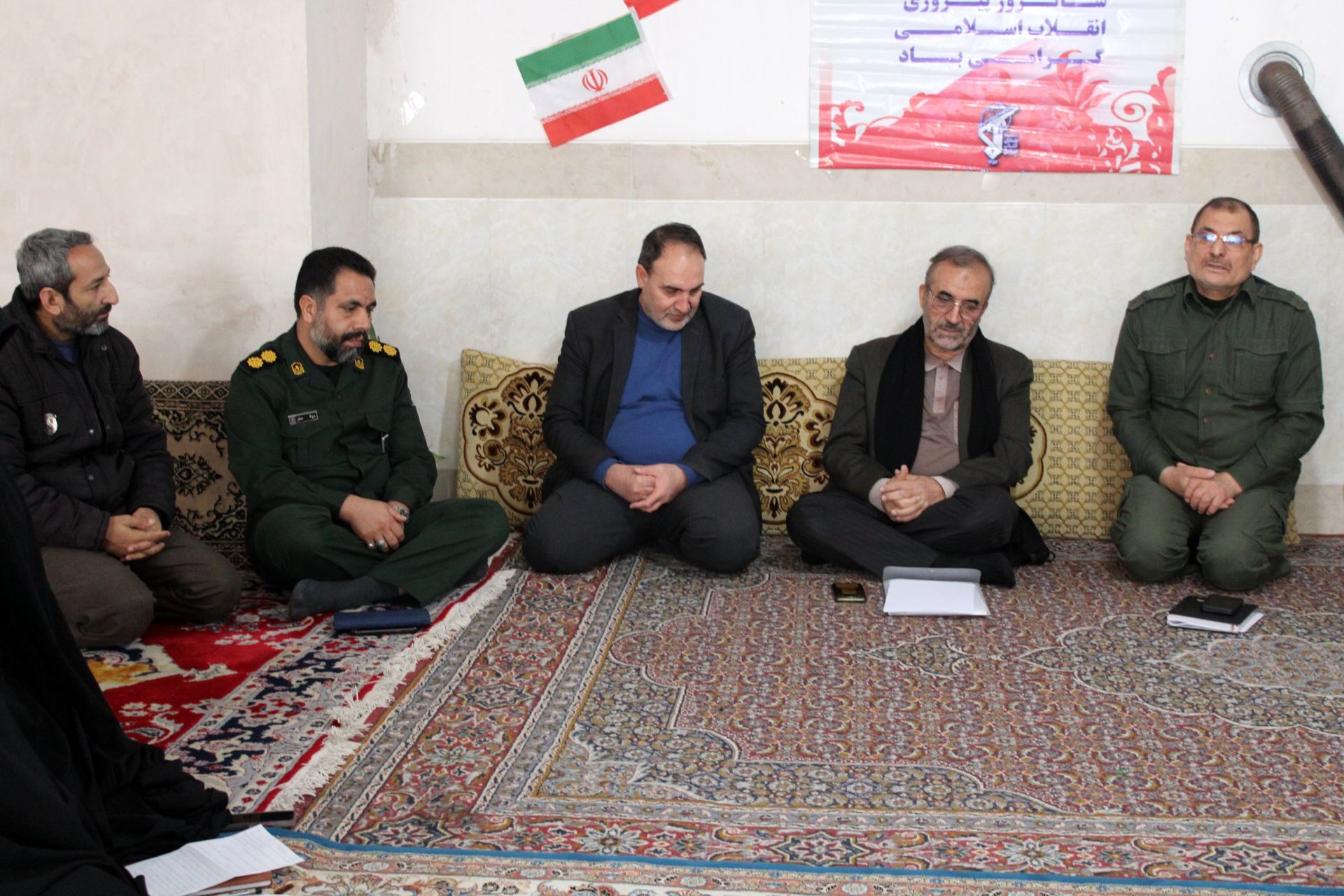 بازدید سردار مشایخی از مسجد پنج‌تن آل‌عبا سملقان