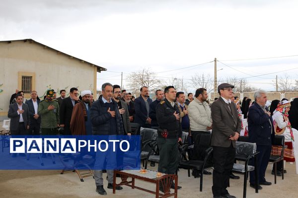 افتتاح دبیرستان متوسطه اوّل ۴ کلاسه «مصیب جلالی» در روستای دهنه اخلمد چناران