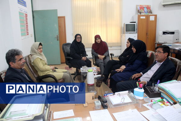 جلسه هم‌اندیشی و بازدید معاون پرورشی و فرهنگی آموزش و پرورش استان بوشهر از سازمان دانش‌آموزی بوشهر