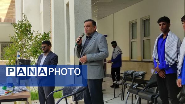 گرامیداشت شهید سید حسن نصرالله در دبیرستان ابن سینا بندرعباس