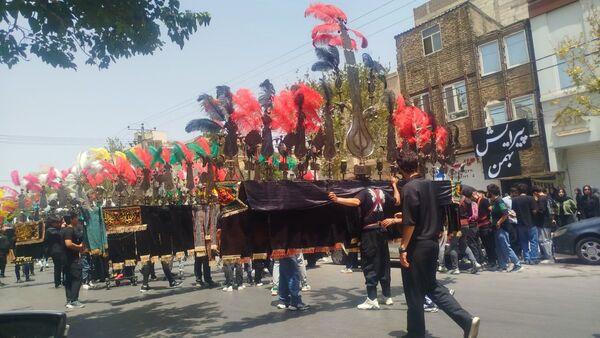 مراسم عزاداری تاسوعای حسینی در مشهد
