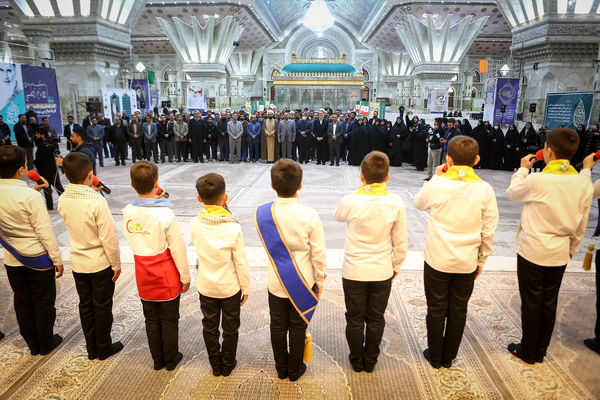 مراسم تجدید میثاق شورای معاونان آموزش و پرورش با آرمان‌های امام راحل (ره)