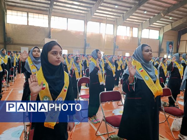 تجدید عهد پیشتازان شهرستان قدس با آرمان‌های انقلاب اسلامی و مقاومت