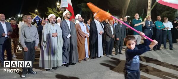 شب هفتاد و هشتم حضور شبانه در میدان جهاد شهر رشتخوار