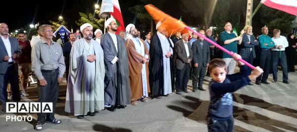 شب هفتاد و هشتم حضور شبانه در میدان جهاد شهر رشتخوار