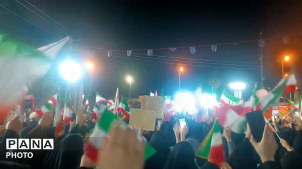 حضور مردم انقلابی شهرستان پلدختر در میدان بهشتی