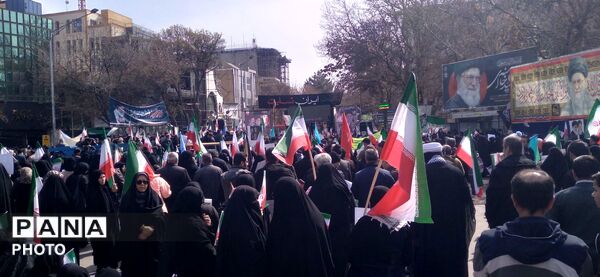 حضور مردم شهید پرور بجنورد در راهپیمایی روز قدس