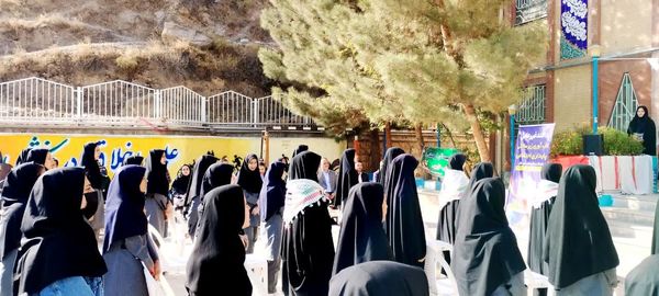 آیین نکوداشت و نواختن زنگ‌ پدافند غیرعامل در شهرستان کلات