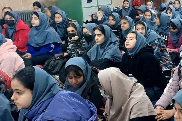 مراسم عزاداری در مدرسه بعثت ناحیه یک شهرری