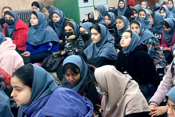 مراسم عزاداری در مدرسه بعثت ناحیه یک شهرری