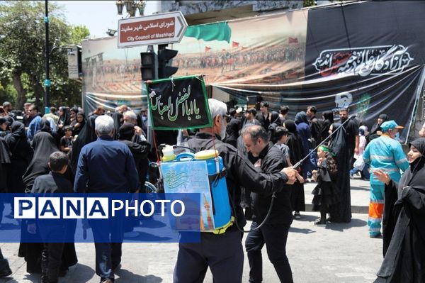 ظهر تاسوعا در جوار حرم مطهر رضوی