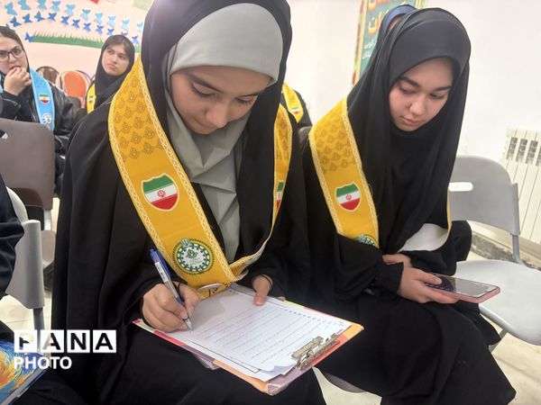 انتخابات شورای دانش‌آموزی دختران در زنجان