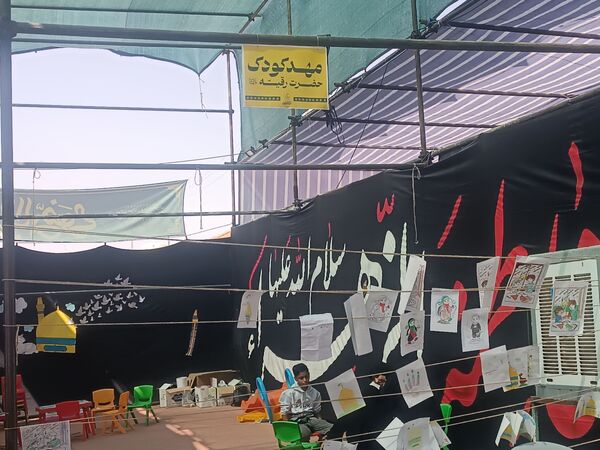 موکبی با رنگ و بوی مقاومت و شهادت 