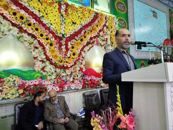 مراسم ولادت حضرت ابوالفضل العباس (ع) در حسینه شهرستان کاشمر 