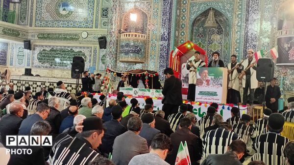 قاب‌هایی از حماسه‌آفرینی مردم سامان در بیعت اقوام