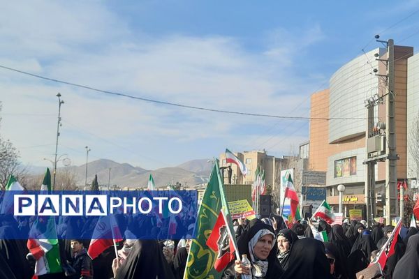 راهپیمایی و همبستگی مردم شهرستان پردیس در محکومیت اقدامات تروریستی