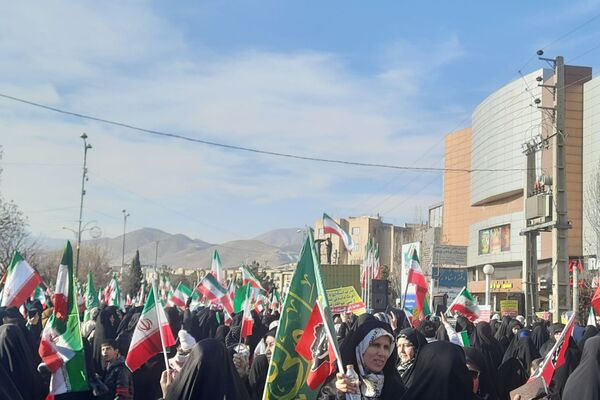 راهپیمایی و همبستگی مردم شهرستان پردیس در محکومیت اقدامات تروریستی