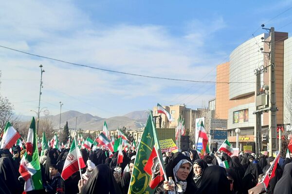 راهپیمایی و همبستگی مردم شهرستان پردیس در محکومیت اقدامات تروریستی