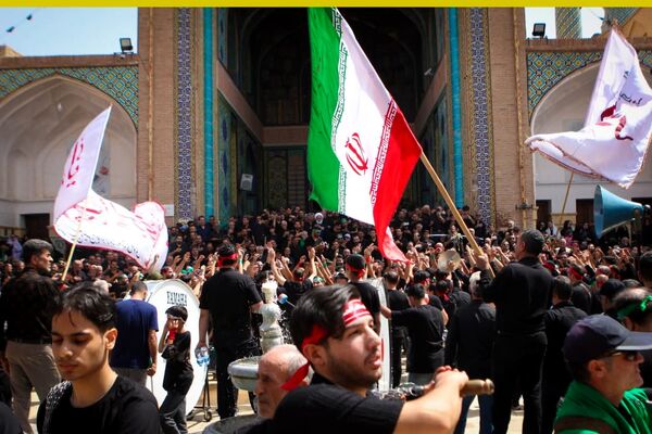 مراسم عاشورای حسینی در مشهد اردهال کاشان