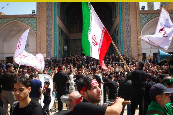 مراسم عاشورای حسینی در مشهد اردهال کاشان