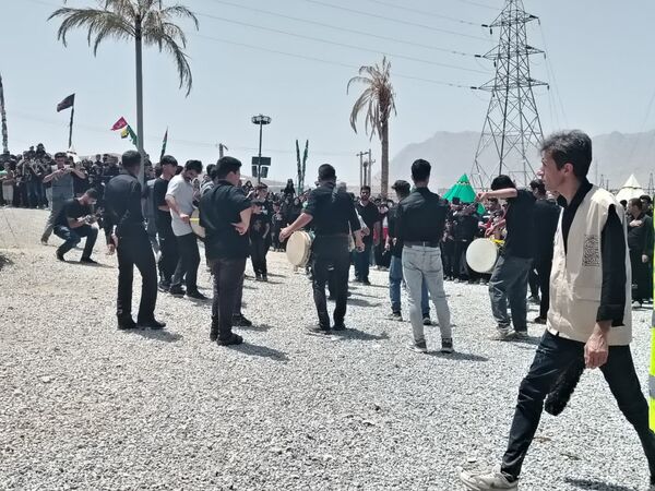 مراسم تعزیه‌خوانی در شهر طاقانک