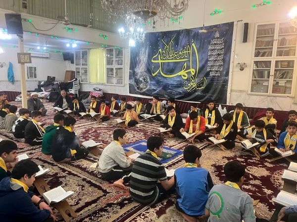 حضور خادمین رضوی در اعتکاف تشکیلاتی سازمان