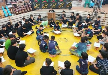 محفل انس با قرآن کریم در زورخانه باب الحوائج قائمشهر