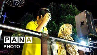  طنین خروش و خونخواهی مردم نیشابور در اجتماع شبانه